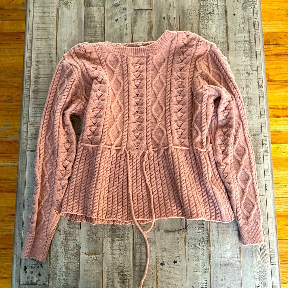 Pink sweater